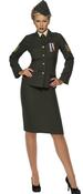 Ladies Wartime Officer Costume - Plus Size image