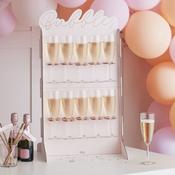 Rose Gold Foiled &amp; Blush Prosecco Wall image