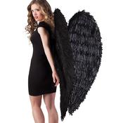 Black Feather Angel Wings image