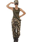 Khaki Camo Ladies Costume image