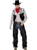 Cow Boy Costume - Black image