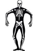 Glow In The Dark Skeleton Second Skin image