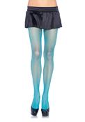 Spandex Fishnet Pantyhose - Neon Blue image