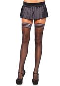 Spandex Sheer Thigh High Stockings image