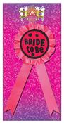 Pink Bride To Be Rosette