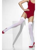 White Stockings With White Bow image