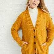 The Donegal Wool Ladies Tweed Cardigan