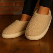 Merino Wool Slippers – Beige image