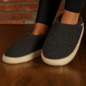 Merino Wool Slippers – Graphite