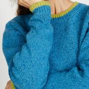 Slaney Crew Neck Sweater – Forget-me-not Blue