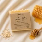Janni Bars -  Goat Milk Soap - Milk &amp; Honey image