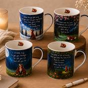Fox Under The Moon Mug