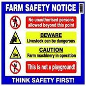 FARM SAFETY NOTICE image