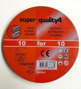 SUPER QUALITY INOX CUTTING DISC 10 PACK image