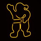 Neon Christmas Light (Santa)