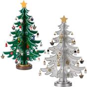 35cm Wooden Tree Christmas Decoration image