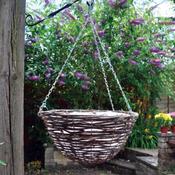 16" Hanging Basket Rattan (Kingfisher®) image