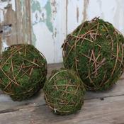 Artificial Christmas Moss Ball image