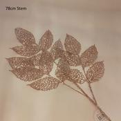 Decorative Xmas Foliage (Rose Gold)