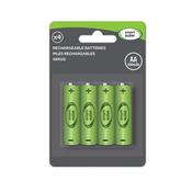 Solar Rechargeable Battery AA (4 Pack)