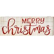 30cm Christmas Wooden Plaque