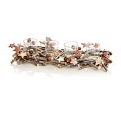 39cm Candle Holder Wreath Centrepiece (Sparkle Twig) image
