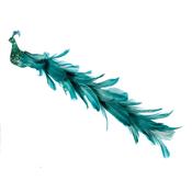 Glitter Peacock Tail (38cm) Green