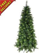 8ft Artificial Christmas Tree (Slim Amsterdam Pine) – 50% Off