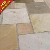 Mint Sandstone Paving (15 Sq.m)