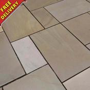 Natural Indian Sandstone Paving (15 Sq.m)