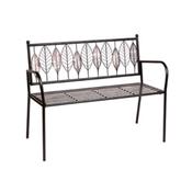 Metal Garden Bench (Brown) image
