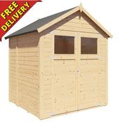Garden Shed (6 x 6ft) with 2 windows