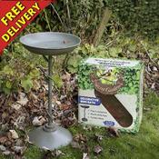 Metal Bird Bath image