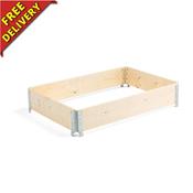 Easy-Assemble Raised Bed 120cm x 80cm