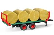 Bale Trailer With 8 Round Bales