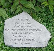 Graveside Memorial Plaque (Granny, Those We Love)