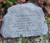Graveside Memorial Plaque (Family Chain)