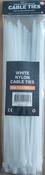 500mm Cable Ties White (100 Pack)