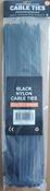 500mm Cable Ties Black (100 Pack)