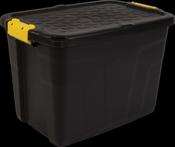 Heavy Duty Storage Box with Lid 60L image