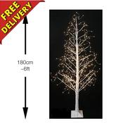 180cm Noel Birch Tree Warm White LEDs – 50% Off