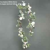 Artificial Foliage White Berry Wreath 67cm