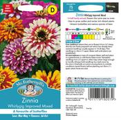Zinnia Seeds (Whirlygig Mix)