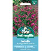 Lobelia Trailing Flower Seeds (Crimson Fountain)