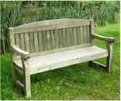 3 Seater Cashel Wooden Bench image