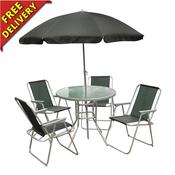Steel Garden Furniture Set (6 Piece) image