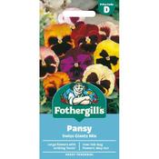 PANSY Swiss Giants Mix Mr Fothergills Seeds image
