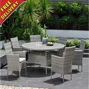 12 Aruba Wicker Garden Furniture Set (6 Seater) image
