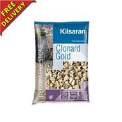 25kg Bag of Clonard Gold Decorative Stones 20mm