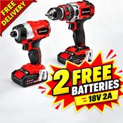 18V Professional Brushless Combi Drill &amp; Impact Driver Kit - CLEARANCE SPECIAL image